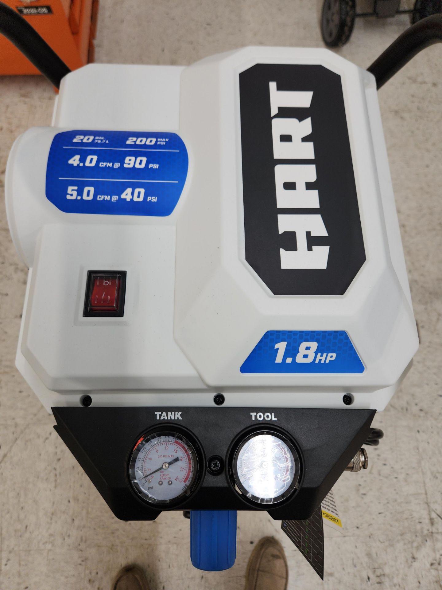 Hart Portable Vertical Air Compressor - Image 3 of 4