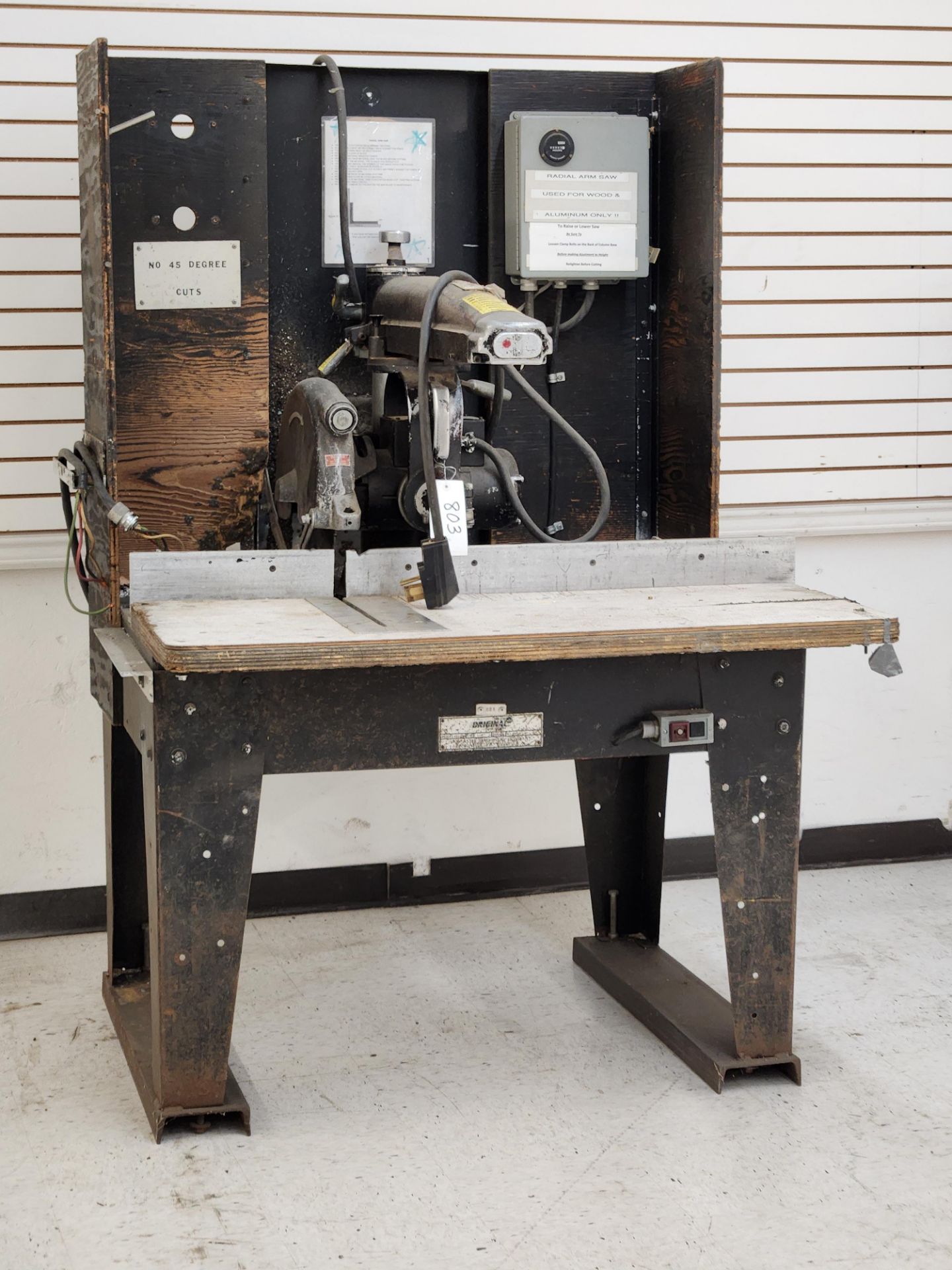 The Original Radial Arm Saw