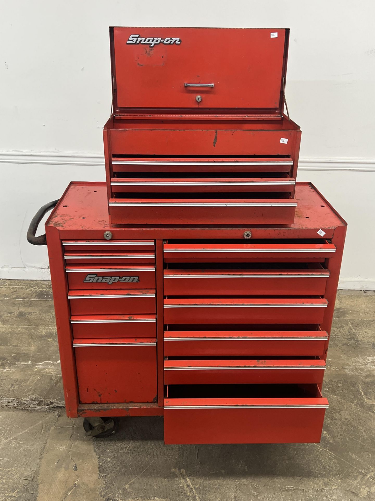 Snap-On 13 Drawer Toolbox With 3 Drawer Top Box - Image 2 of 2