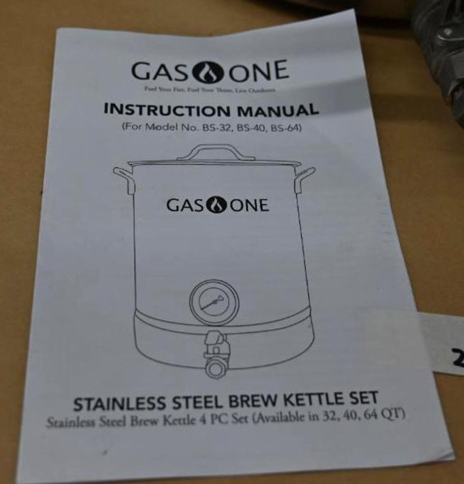 Gas One Stainless Steel Brew Kettle with Lid - Image 5 of 5