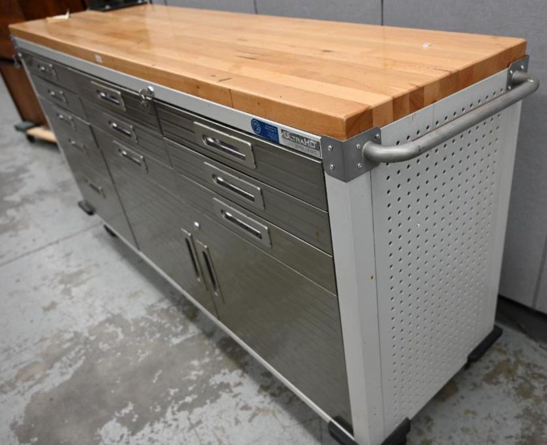 Ultra HD Seville Classics 11 Drawer Rolling Workbench - Image 6 of 9