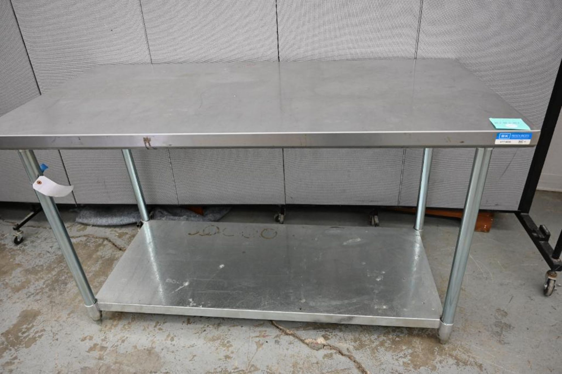60" x 30" x 34.5" Stainless Steel Work Table - Image 3 of 7