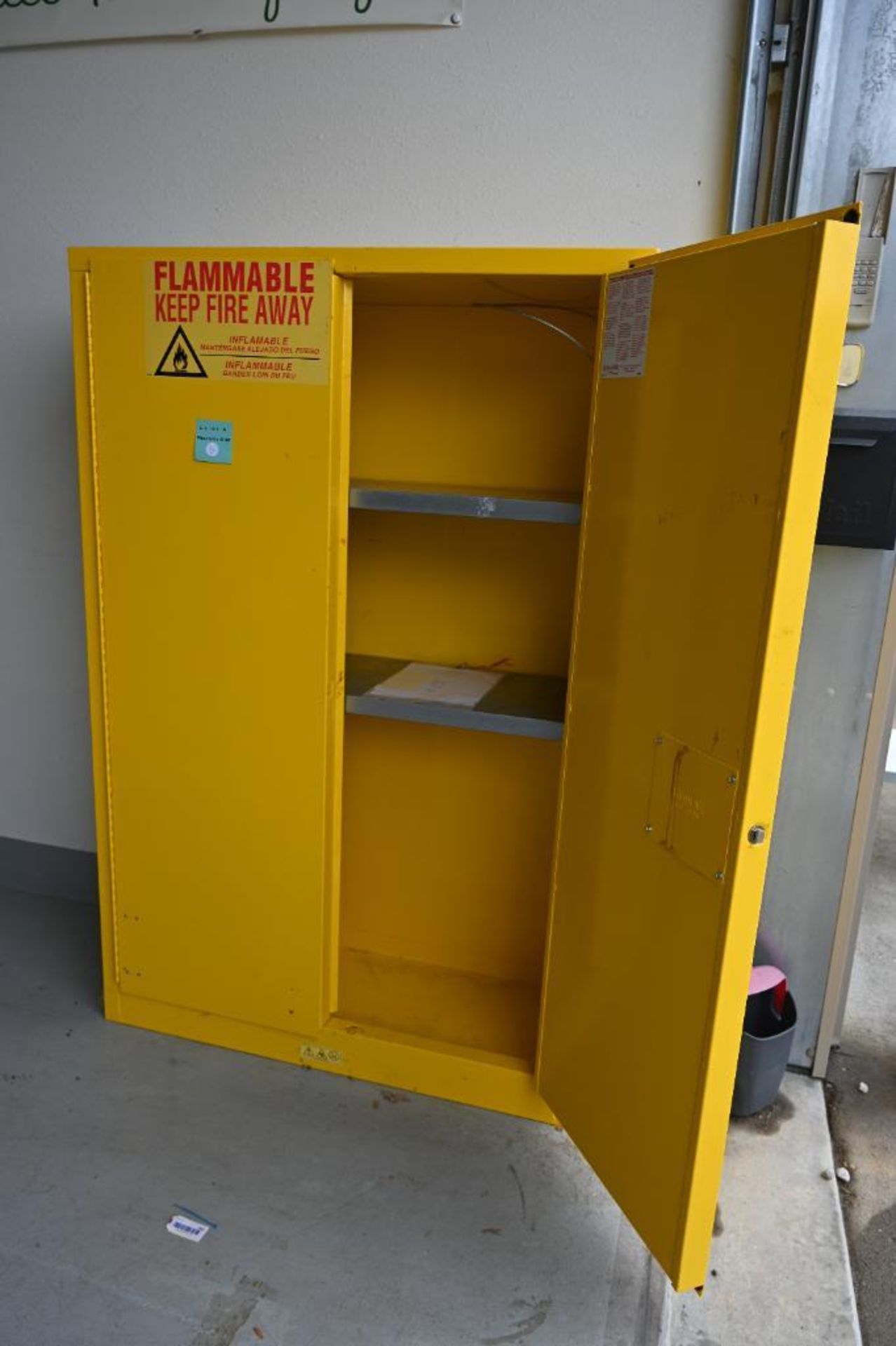 Durham FM Approved 1045-50 Welded 16 Gauge Steel Flammable Cabinet - Image 5 of 10