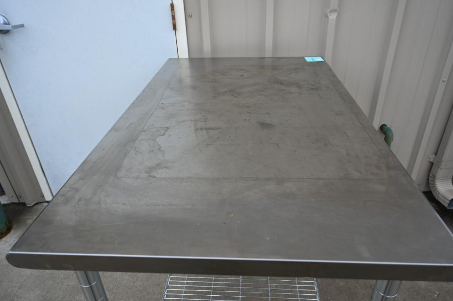 NSF 48" Stainless Steel Work Table with Casters - Image 8 of 10