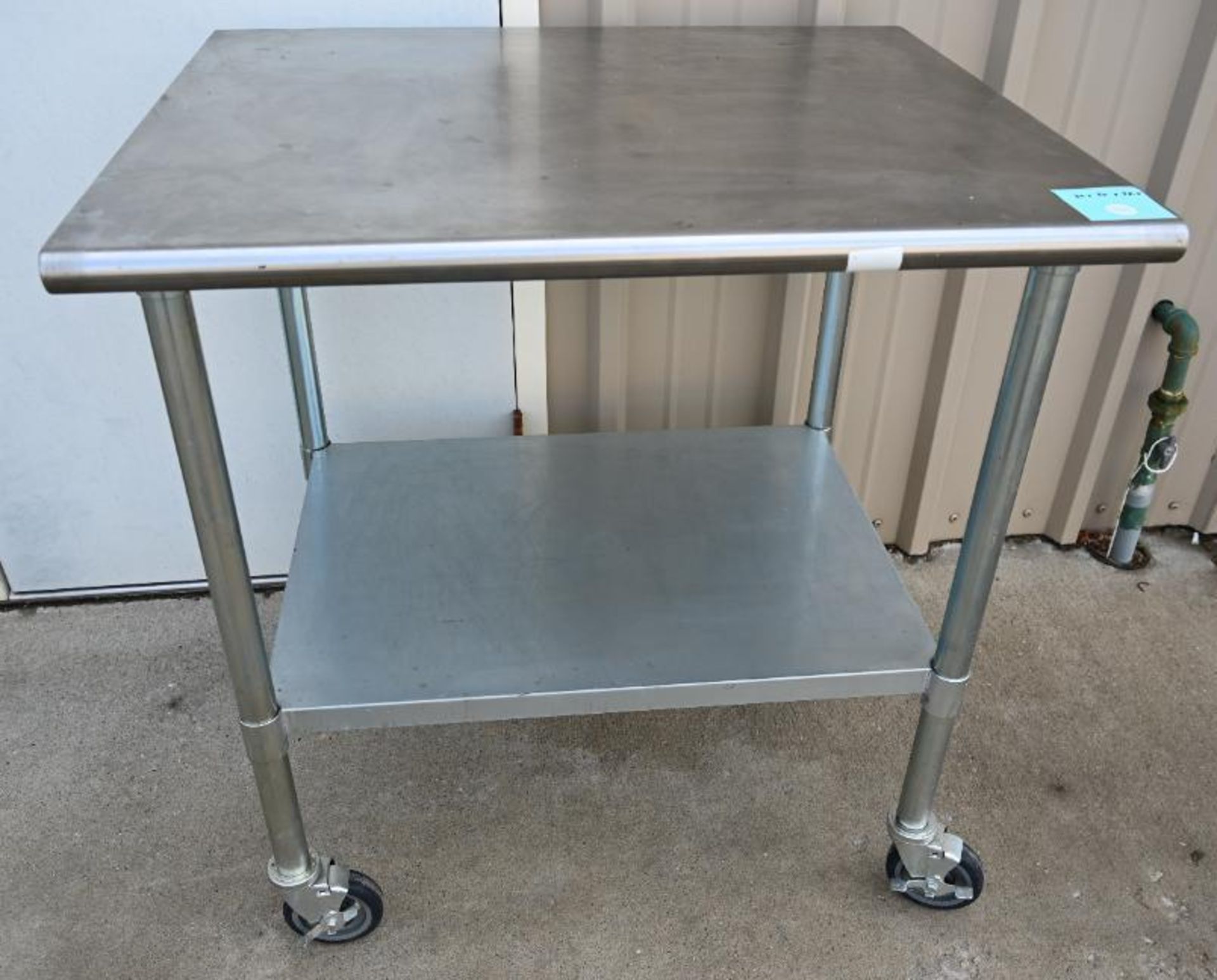 NSF Stainless Steel Work Table with Casters