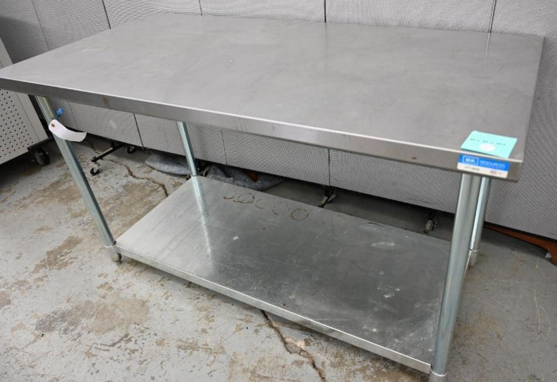 60" x 30" x 34.5" Stainless Steel Work Table - Image 2 of 7