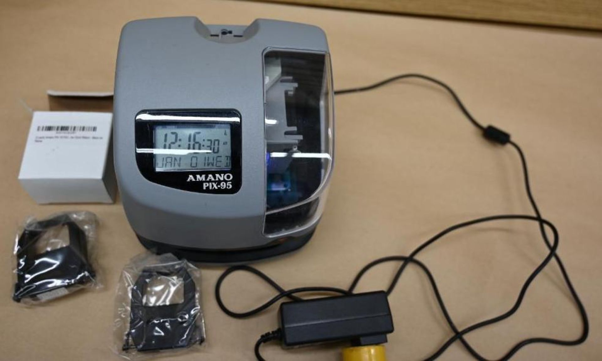 Amano Pix-95 Digital LCD Time Clock