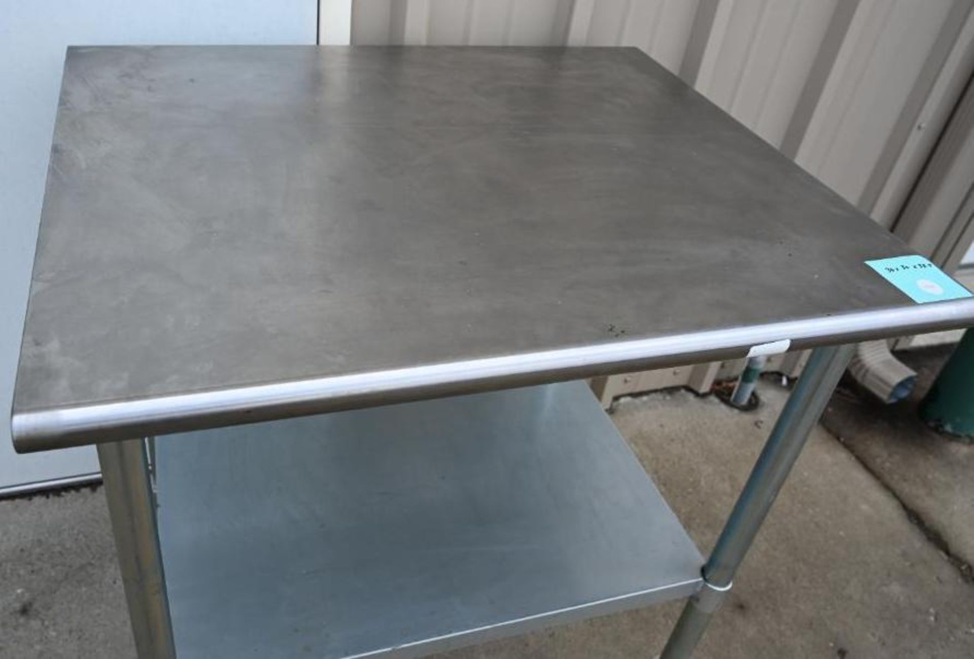 NSF Stainless Steel Work Table with Casters - Image 3 of 8