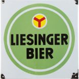 Emailschild Liesinger Bier, Österreich um 1960