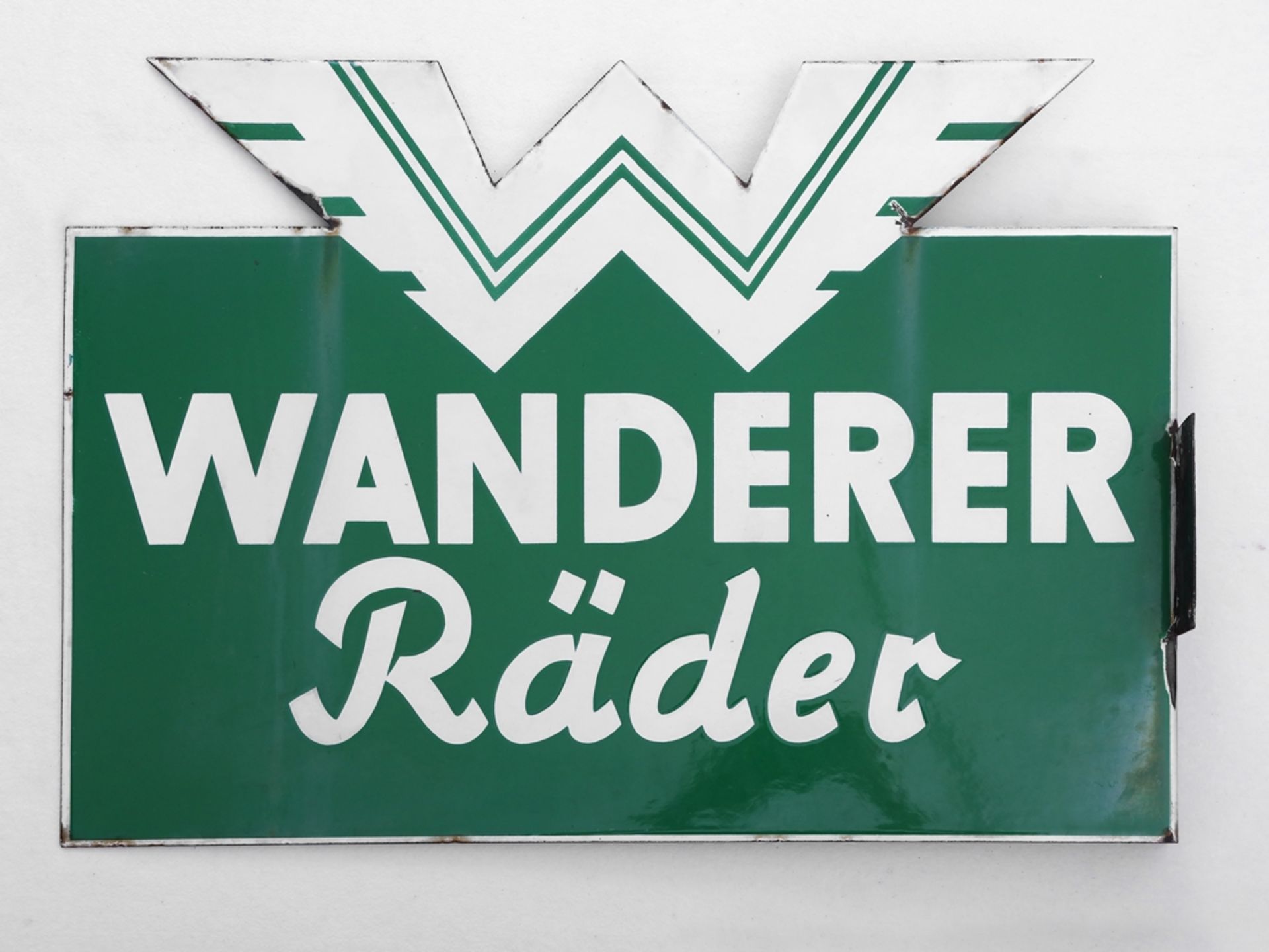 Enamel sign Wanderer Räder, Chemnitz, around 1920 - Image 7 of 7