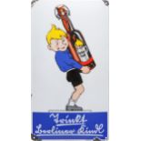 Enamel sign Trinkt Berliner Kindl, around 1920