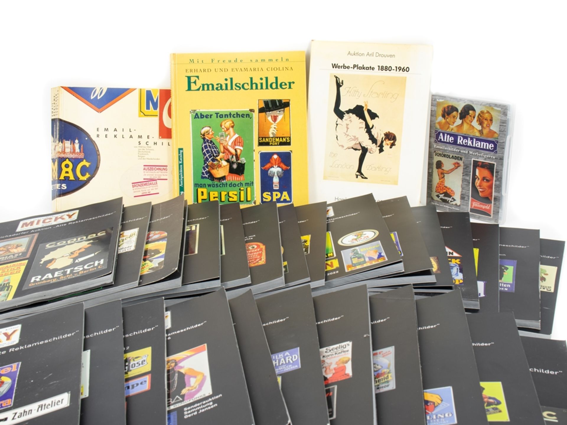 Large bundle of auction catalogues, Micky Waue etc.  - Image 2 of 2