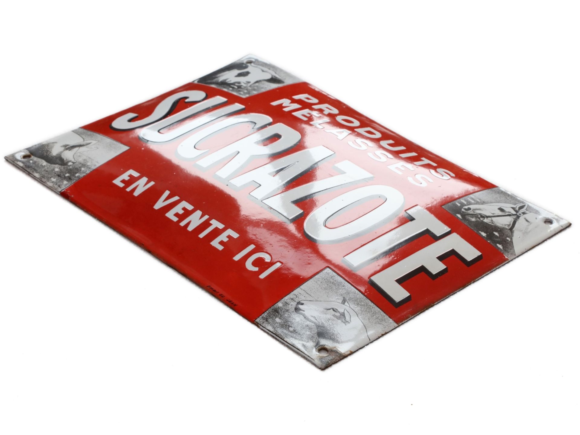 Enamel sign Sucrazote, France, around 1920 - Image 3 of 7