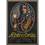 Paul Leni (1885 - 1929) Poster Schlossbrauerei Schöneberg, Berlin, around 1920