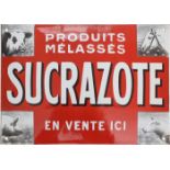 Enamel sign Sucrazote, France, around 1920