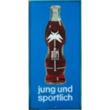 Afri Cola advertising sign, young and sporty, Cologne around 1960