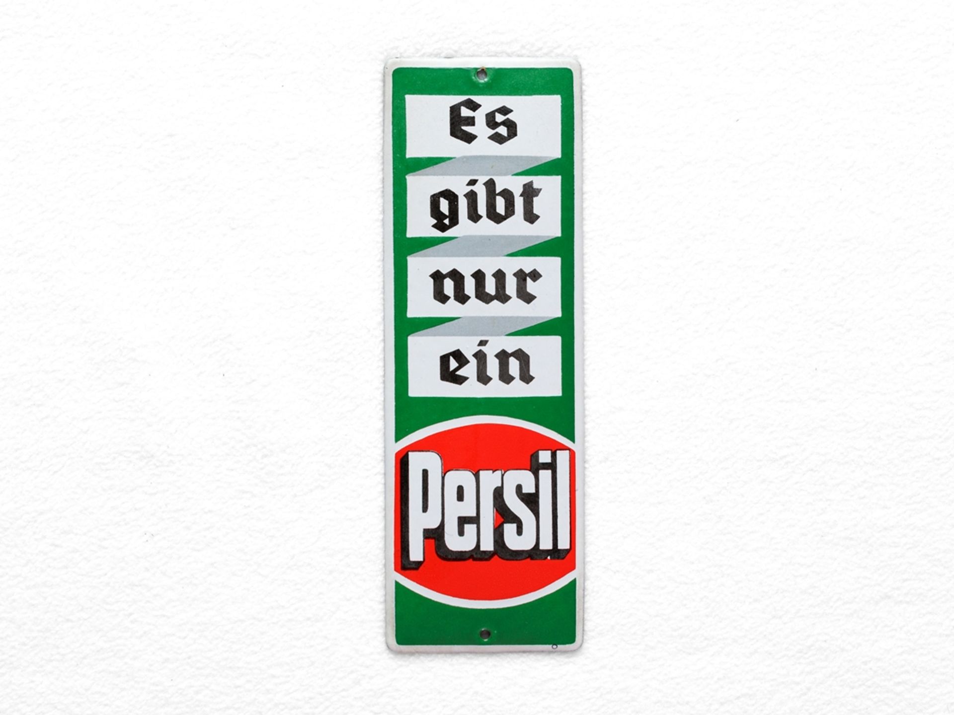 Emailschild Es gibt nur ein Persil, Türschild, Düsseldorf um 1930 - Bild 7 aus 7