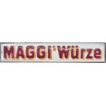 Emailschild Maggi`s Würze, Berlin und Singen, datiert 1928