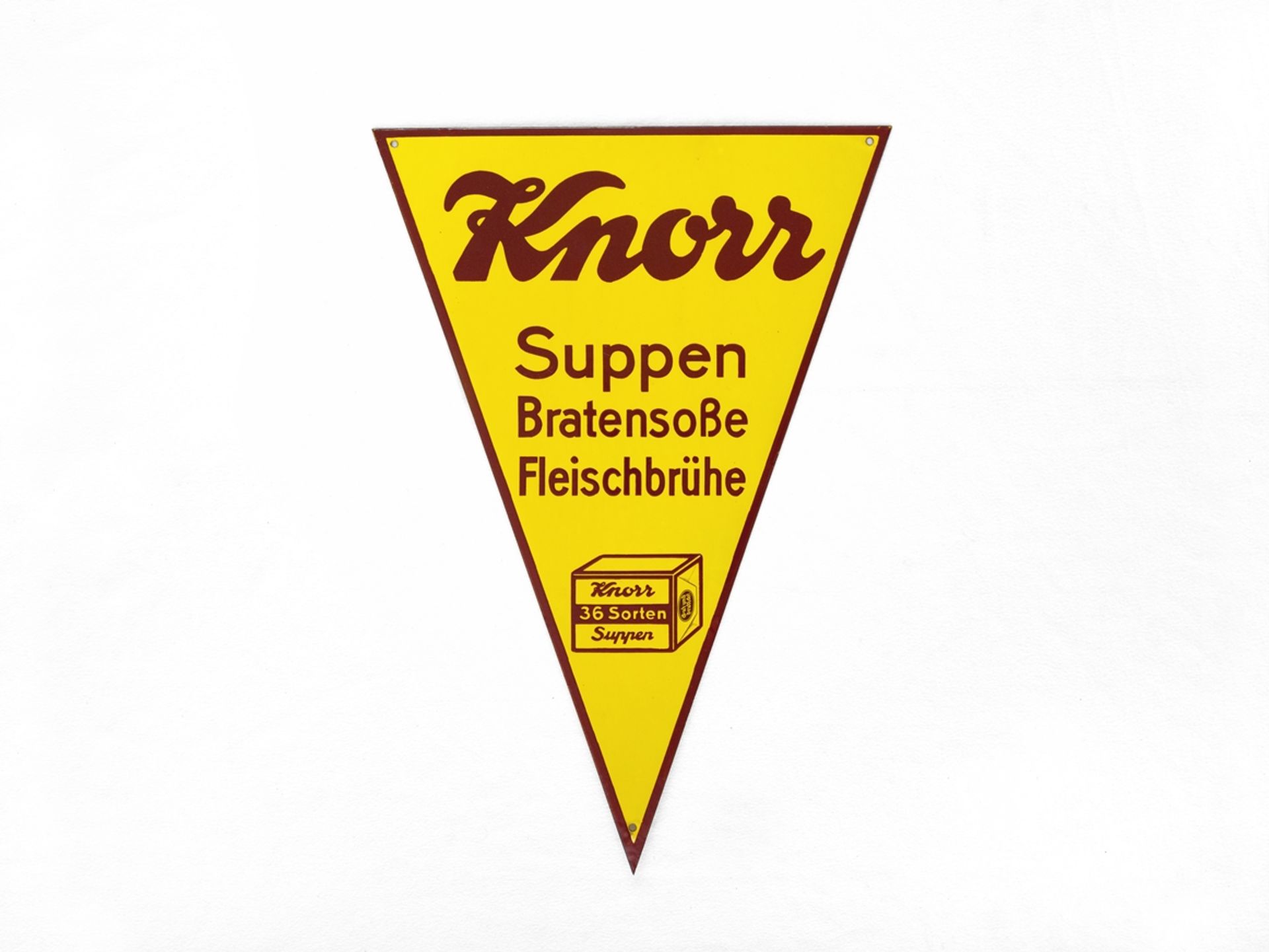 Knorr enamel sign in dream condition! Heilbronn, around 1930 - Image 6 of 6