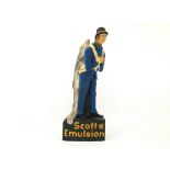 Advertising figure Scotts Emulsion cod liver oil, around 1930