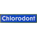 Enamel sign Chlorodont, Dresden, around 1930