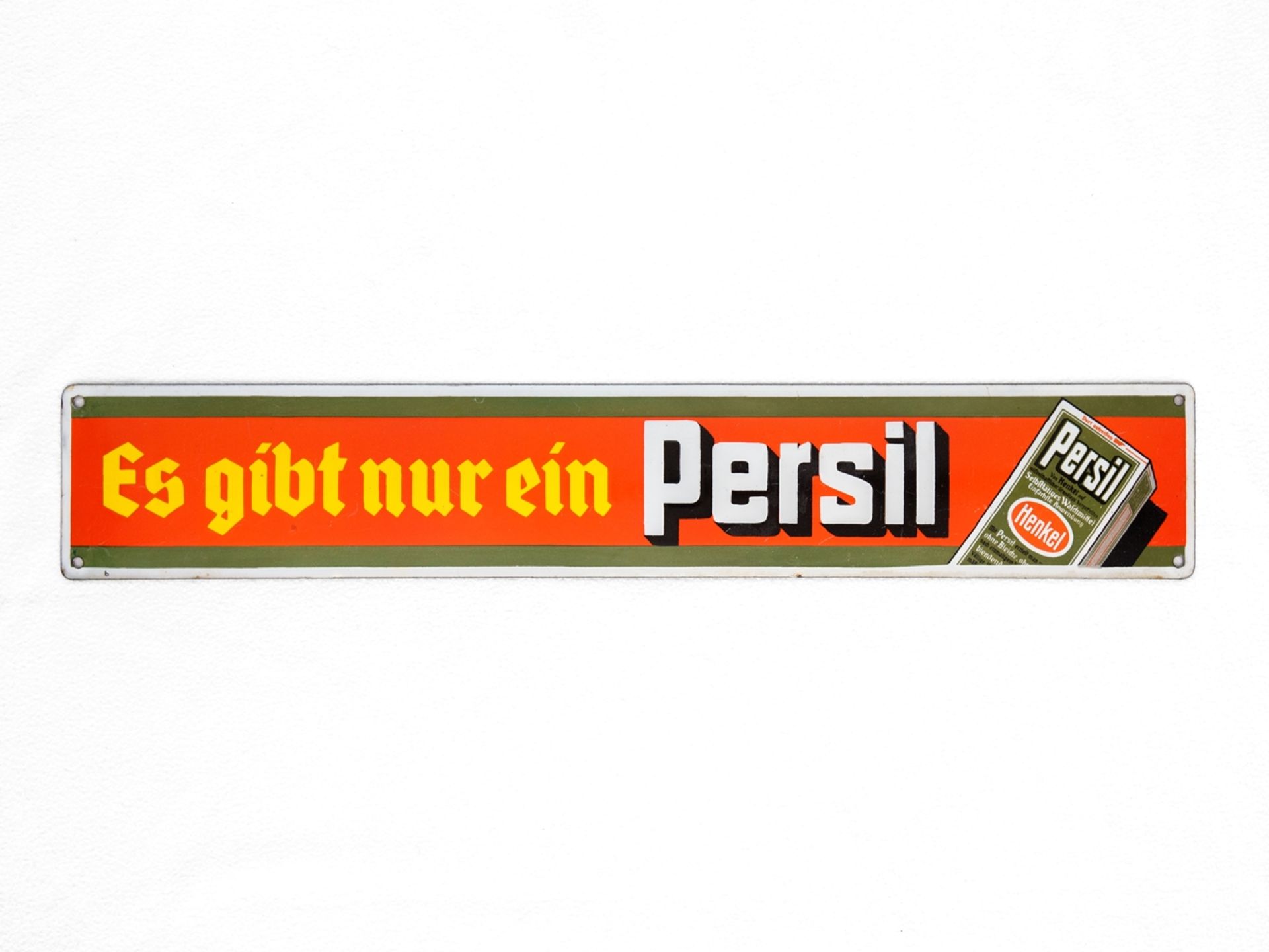 Enamel sign There is only one Persil, door strip, Düsseldorf, around 1930 - Image 7 of 7