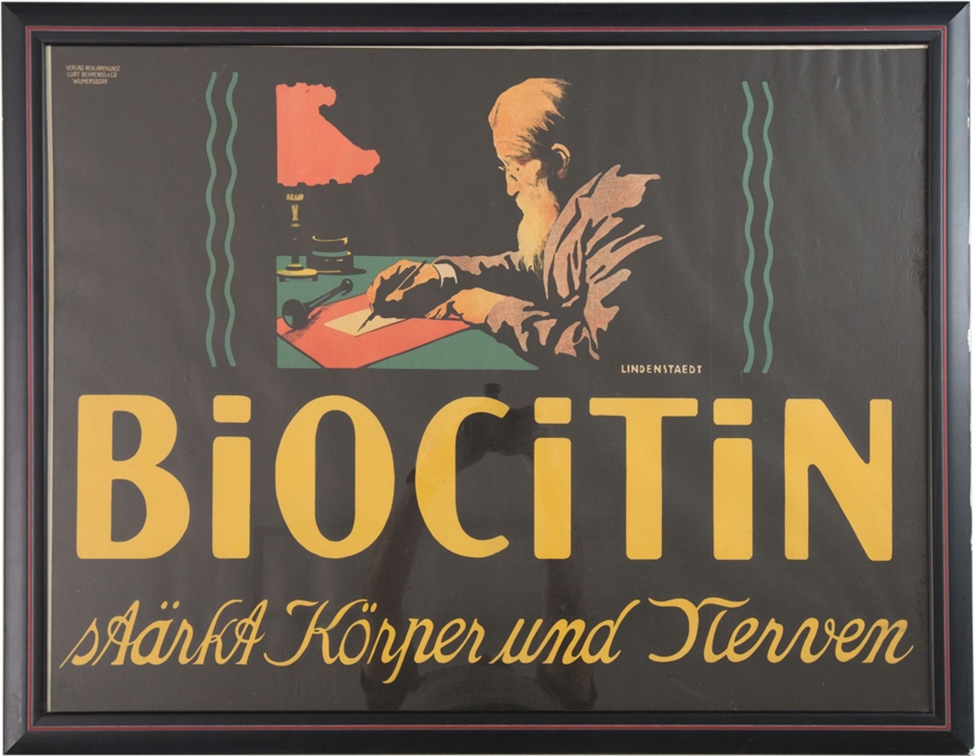 Hans Lindenstaedt (1874-1928), Plakat "Biocitin" (1908)