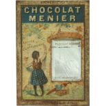 Firmin Étienne Bouisset (1859-1925) Chocolat Menier tin plate, around 1900