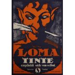 Poster Loma Tinte, Othmarsingen/Switzerland, around 1920