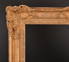20th Century English School. A Louis Style Gilt Composition Frame, with swept centres and corners,