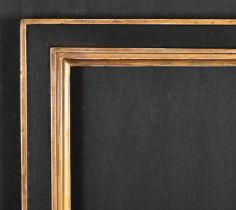 19th Century English School. A Gilt and Black Painted Frame, rebate 19.5" x 14.75" (49.5 x 37.5cm)