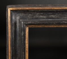 19th Century Italian School. A Gilt and Black Painted Frame, rebate 38.5" x 29" (97.8 x 73.6cm)