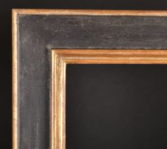 20th Century English School. A Gilt and Black Painted Composition Fram,e rebate 30.5" x 25.5" (77.