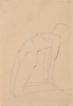 Eric Gill (1882-1940) British. "Hands on Heals", Pencil, Signed, inscribed and dated (multiple)