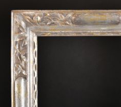 Early 19th Century English School. A Silver Frame, with Lely panels, rebate 30" x 25" (76.2 x 63.