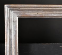 19th Century English School. A Silver Frame, rebate 22" x 18.5" (55.9 x 47cm)