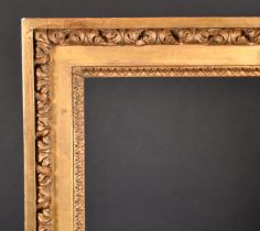 19th Century French School. A Carved Giltwood Frame, rebate 30" x 26.5" (76.2 x 67.3cm)