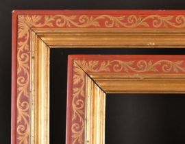 20th Century Italian School. A Pair of Gilt and Painted Frames, rebate 33" x 24.25" (83.8 x 61.6cm)