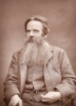 Manner of David Wilkie Wynfield (1837-1887) British. A Portrait of William Holman Hunt (Artist,