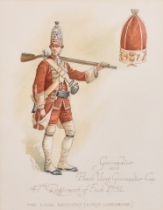 20th Century English School. "The Loyal Regiment (North Lancashire)", Watercolour, Inscribed '