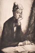 Will Dyson (1880-1938) Australian. "I'm Weeping Well Today!", Etching, Inscribed with title and 'our