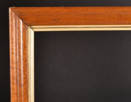 19th Century English School. A Maple Frame, with a gilt slip, rebate 30" x 23.5" (76.2 x 59.6cm)
