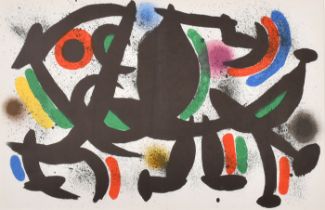 Joan Miro (1893-1983) Spanish. "No 1V", Lithograph in Colours, printed by Maeght, Paris 1972,