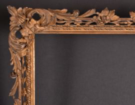 19th Century English School. An Elaborate Carved Giltwood Pierced Frame, rebate 27.25" x 21.5" (69.2