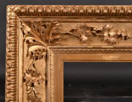19th Century Italian. A Carved Giltwood Frame, rebate 30" x 24" (76.2 x 61cm)