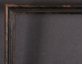 19th Century English School. A Black Painted Frame, rebate 22" x 18" (55.8 x 45.7cm)