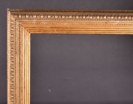 19th Century English School. A Gilt Composition Ribbed Frame, rebate 50" x 39.5" (127 x 100.3cm)