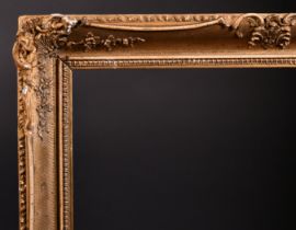 19th Century English School. A Gilt Composition Frame, with swept centres and corners, rebate 25.