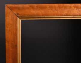 19th Century English School. A Maple Frame, with a gilt slip, rebate 27.5" x 21" (69.8 x 53.3cm)