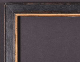 Early 20th Century English School. A Black Painted Frame, with a gilt slip, rebate 25" x 19" (63.5 x